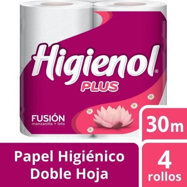 Higienol Plus Doble Hoja Papel Higiénico 