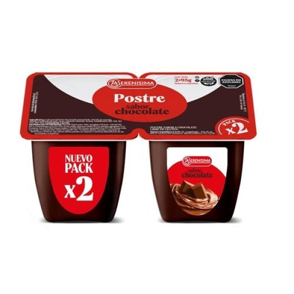 Serenito postre dulce de leche 190gr 