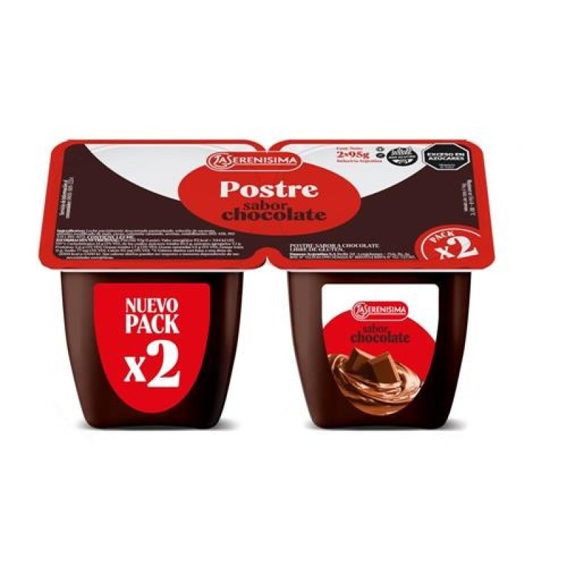 Serenito postre dulce de leche 190gr Serenito postre dulce de leche 190gr