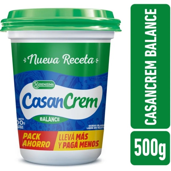 CasanCrem Balance Queso Blanco 500gr