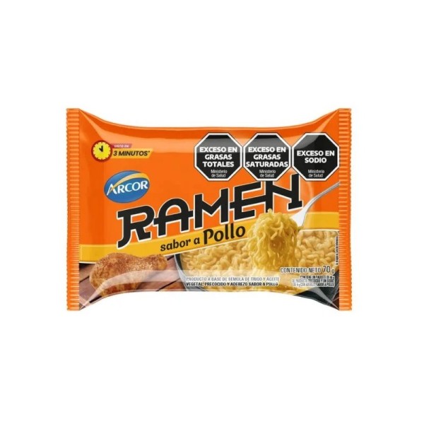 Arcor Ramen Sabor Pollo x 70gr