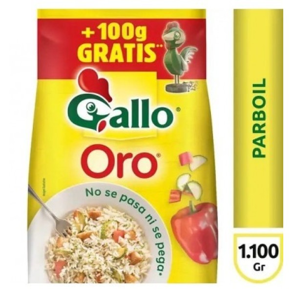 Gallo Oro Arroz Parboil x 1.100 gr