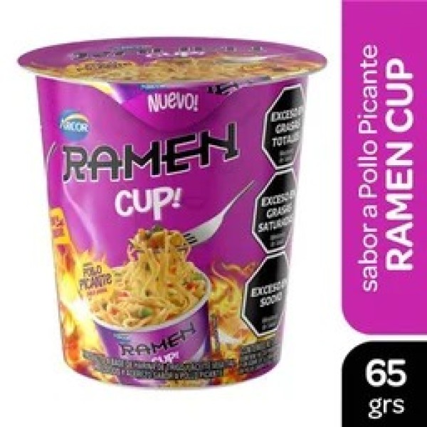 Arcor Ramen Cup Sabor A Pollo Picante