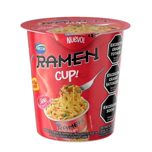 Arcor Ramen Cup Sabor A Carne 
