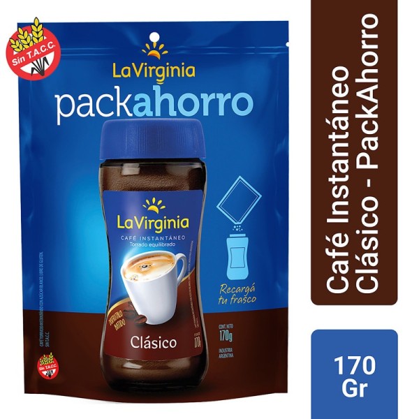 La Virginia Café Instantáneo Clásico DP 170gr