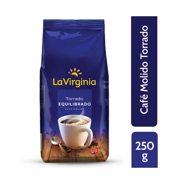 La Virginia Cafe Molido Torrado Equilibrado 250gr