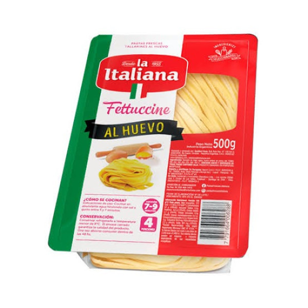 La Italiana Fettuccine Al Huevo 500gr