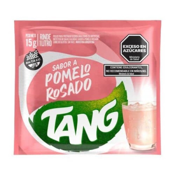 Tang Polvo Para Preparar Jugo Sabor A Pomelo Rosado 15gr