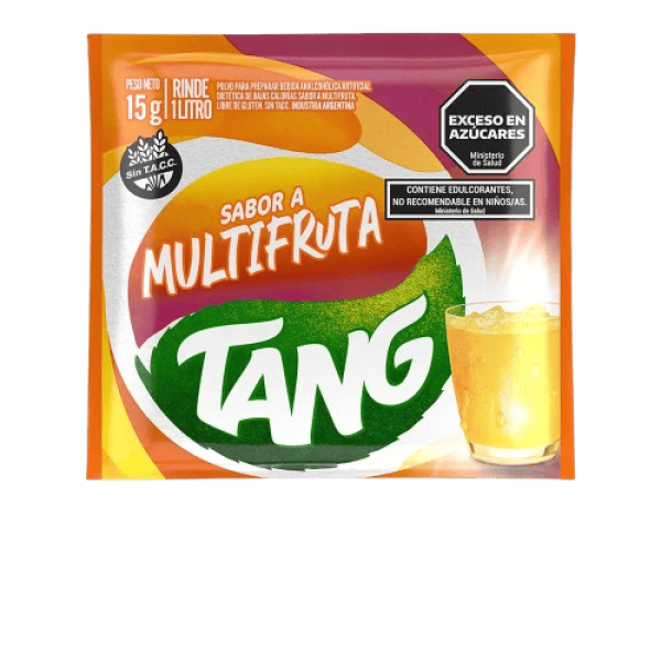 Tang Polvo Para Preparar Jugo Sabor A Multifruta 15gr