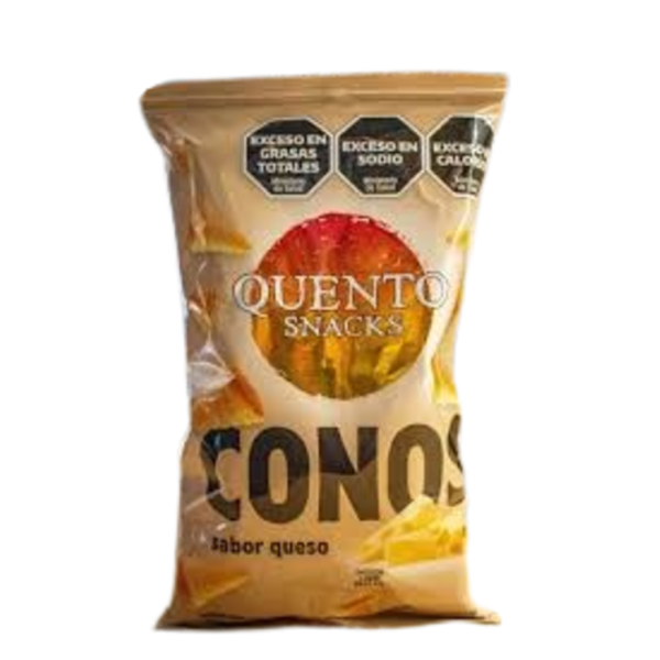Quento Snacks Conos Sabor Queso 80gr