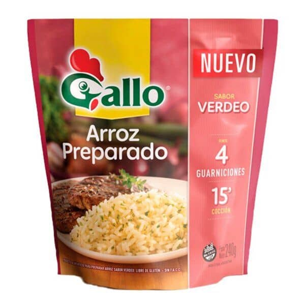 Gallo Arroz Preparado Sabor Verdeo 240gr