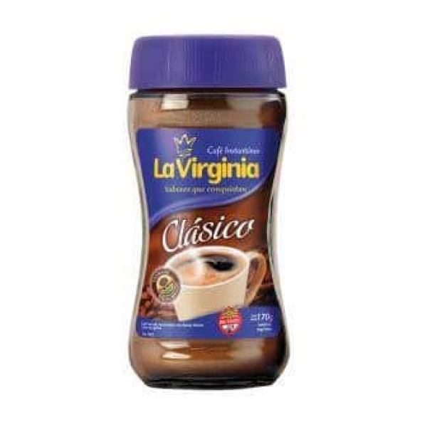 La Virginia Cafe Instantaneo Clasico Torrado Equilibrado Frasco 170gr