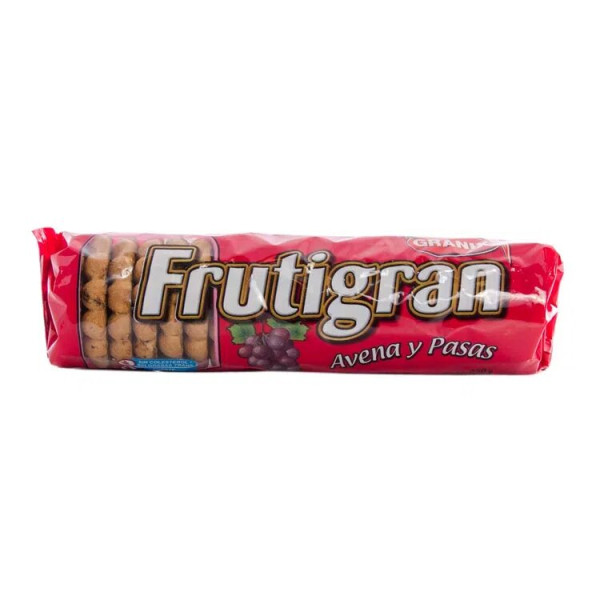 Frutigran Galletitas Dulces Avena Y Pasas 250gr