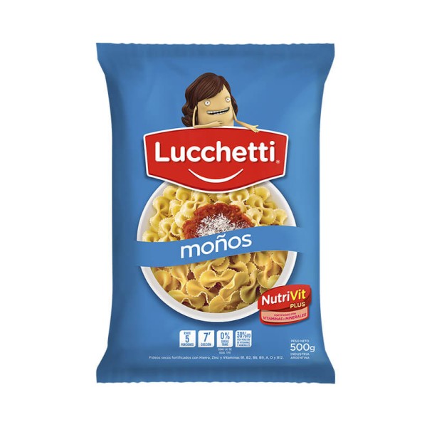 Lucchetti Fideos Moño 500gr