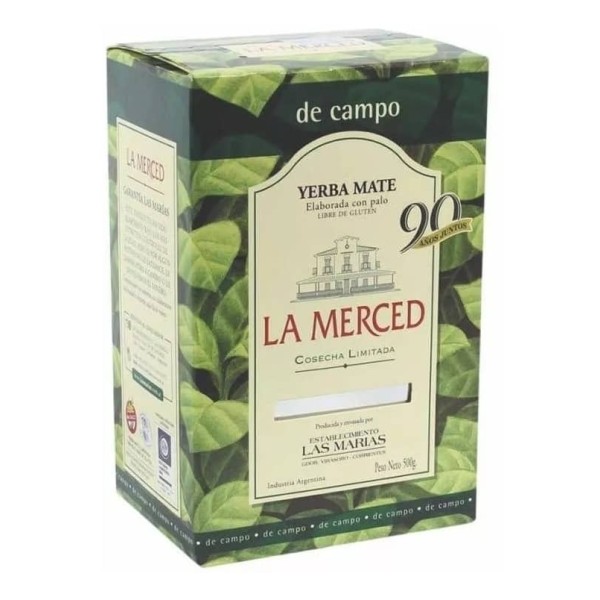 La Merced Yerba Mate Con Palo De Campo Origen Controlado 500gr