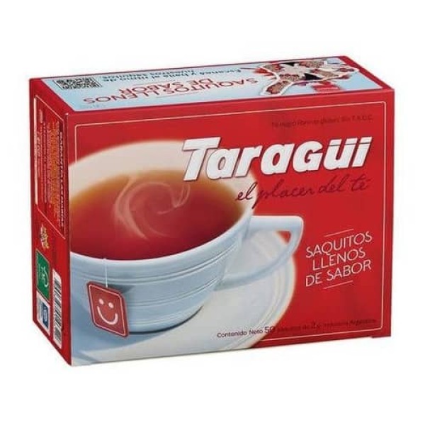 Taragui Te Negro en Saquitos Diamantado 50 Unidades
