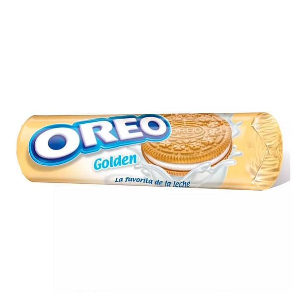 Oreo Golden Galletitas Dulces con Relleno Sabor a Vainilla 118gr