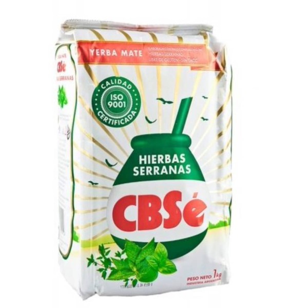 CBSe Yerba Mate Hierbas Serranas 1kg