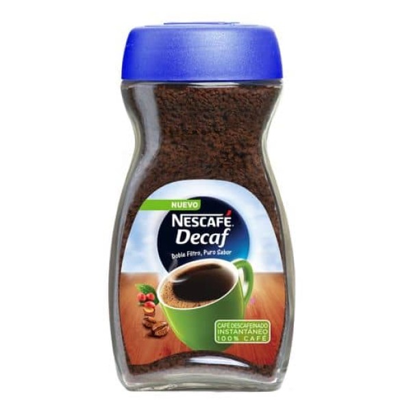 Nescafe Decaf Cafe Descafeinado Instantaneo Frasco 100gr