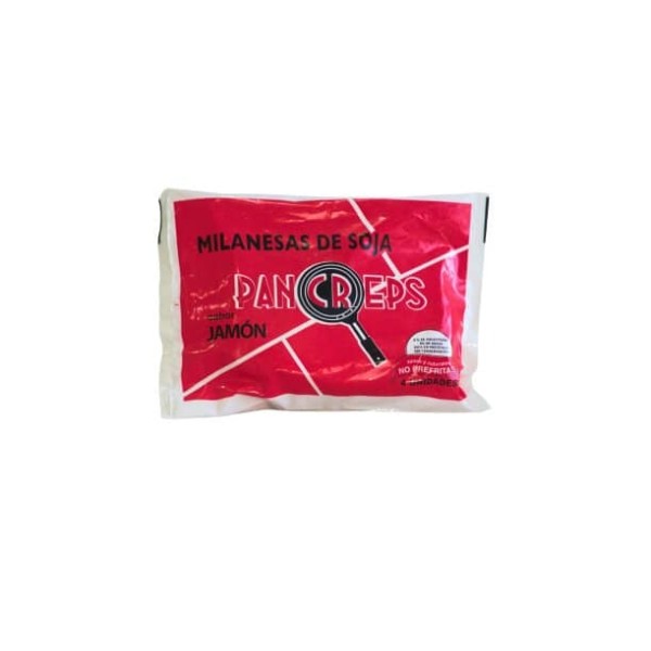 Pancreps Milanesas de Soja Sabor Jamon 4 Unidades