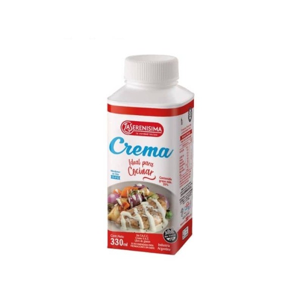 La Serenisima Crema de Leche Ideal Para Cocinar 330ml