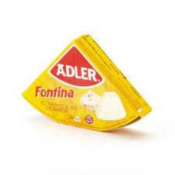 Adler Queso Fontina Fundido Para Untar 2 Unidades 100gr