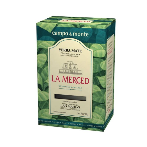 La Merced Yerba Mate Con Palo Origen Controlado Campo y Monte 500gr