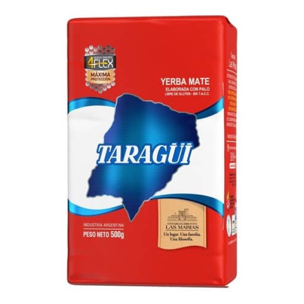Taragui Yerba Mate Con Palo 4Flex 500gr