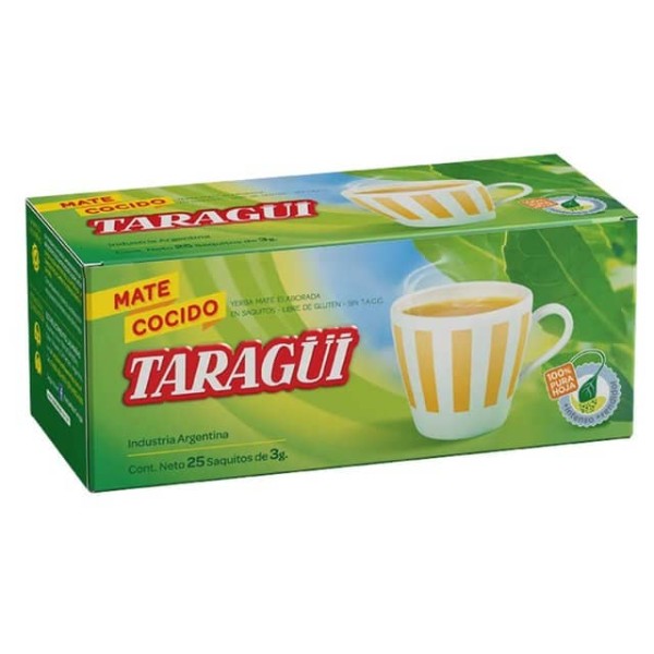 Taragui Mate Cocido 25 Saquitos