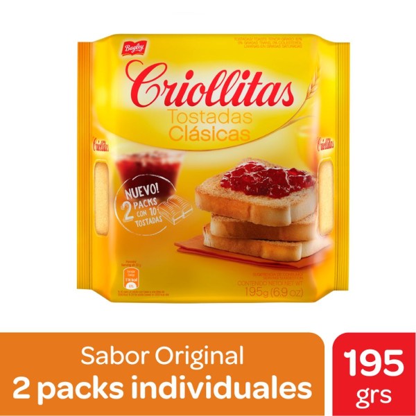 Criollitas Tostadas Clasicas 195gr