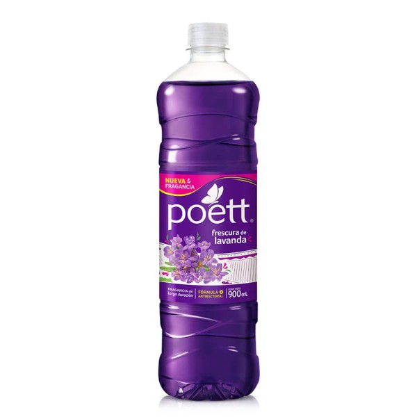 Poett Limpiador Aromatizante Liquido Frescura De Lavanda 900ml