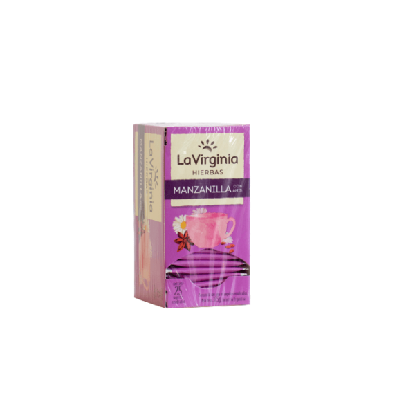 La Virginia Te Manzanilla Con Anis 25 Saquitos 37.5gr