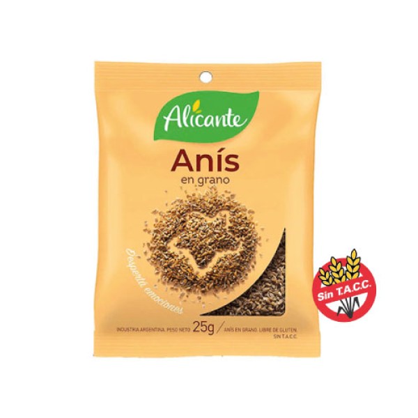 Alicante Anis En Grano 25gr