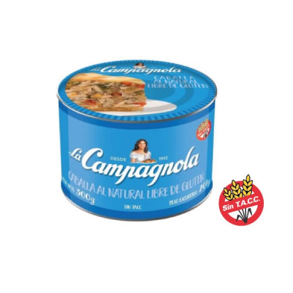 La Campagnola Caballa Al Natural Libre De Gluten 300gr