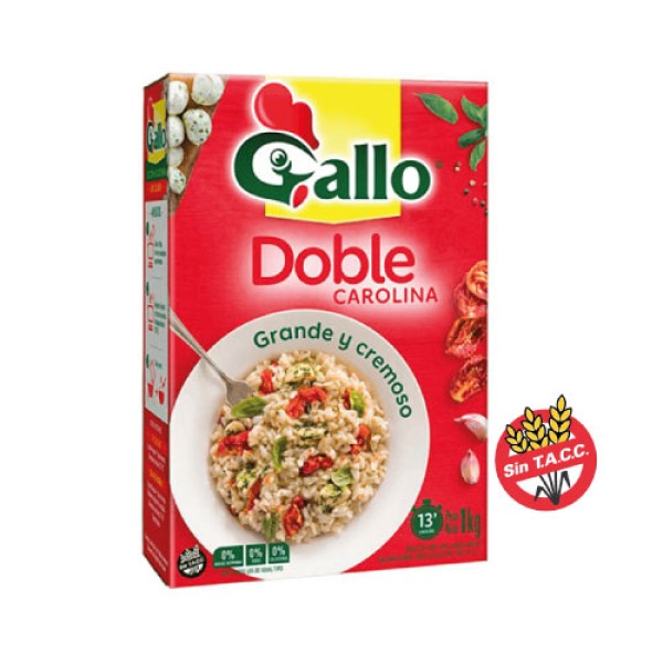 Gallo Arroz Doble Carolina Grande Y Cremoso 1kg