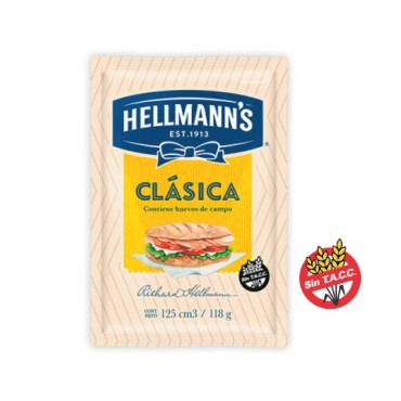 Hellmanns Mayonesa Clasica 118gr
