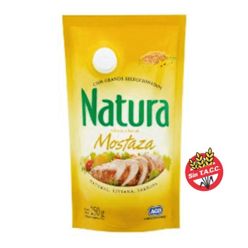 Natura Mostaza Pouch 250gr Natura Mostaza Pouch 250gr