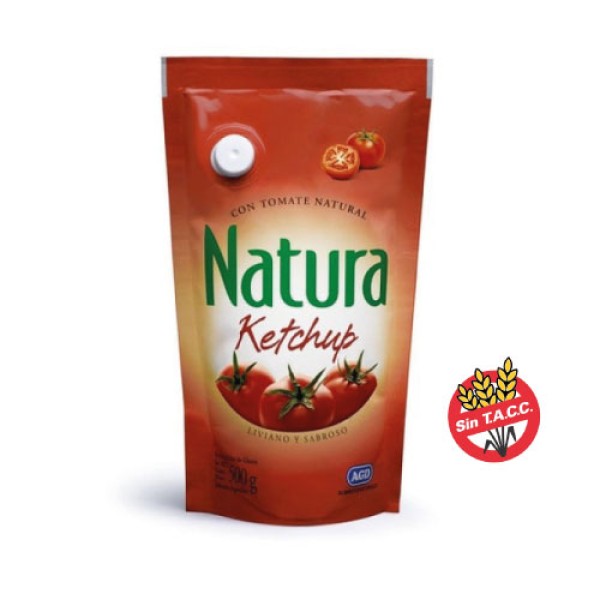 Natura Ketchup con Tomate Natural 500gr
