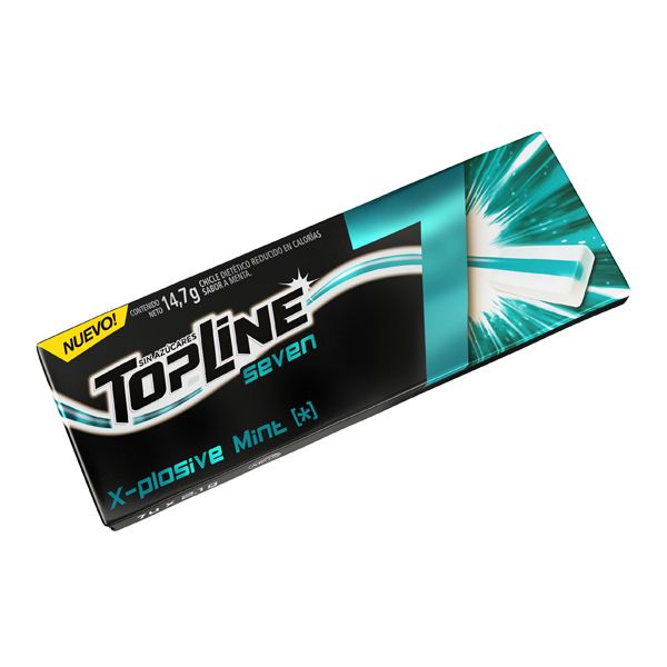 Topline Seven Chicles Menta 14gr