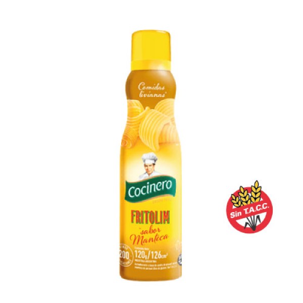 Cocinero Fritolim Aceite En Spray Sabor Manteca 120gr