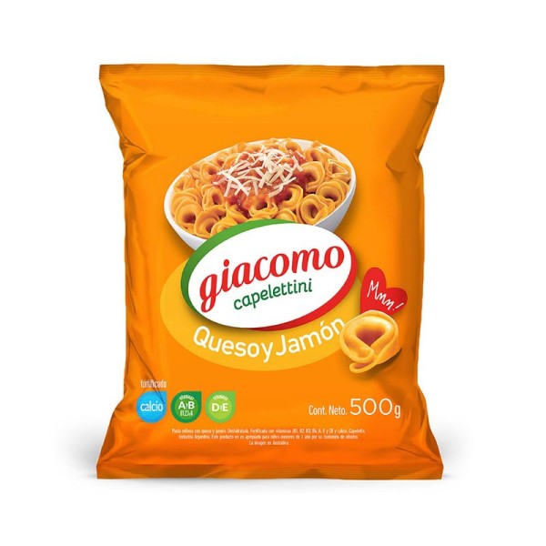 Giacomo Capelettini Queso Y Jamon 500gr