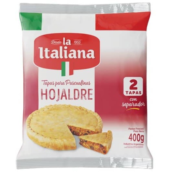 La Italiana Tarta Pascualina Hojaldre 400gr