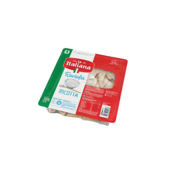 La Italiana Ravioles Frescos de Ricotta 500gr