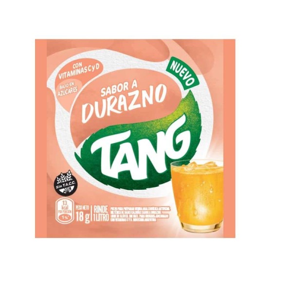 Tang Jugo En Polvo Sabor Durazno 15gr