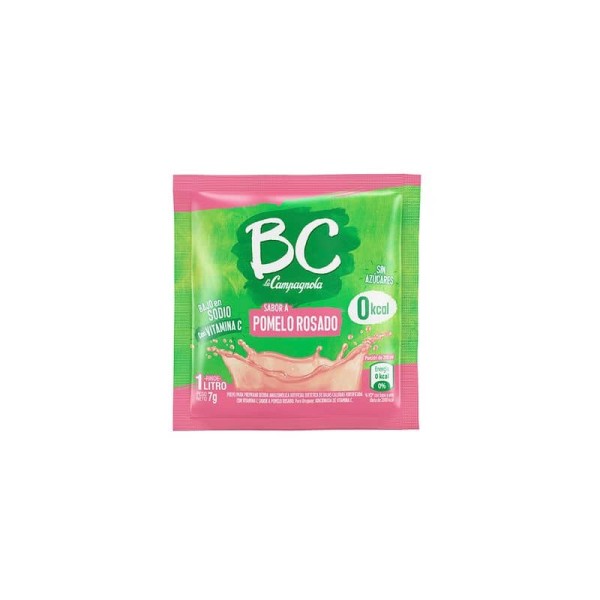 Bc La Campagnola Jugo En Polvo Dietetico Sabor Pomelo Rosado 7gr