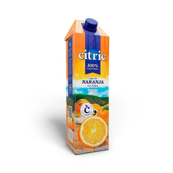 Citric Jugo De Naranja Con Pulpa 1L