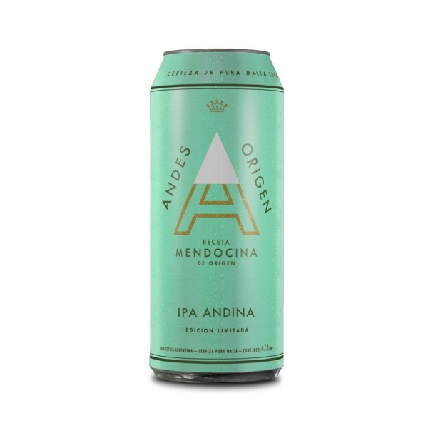 Andes Origen Cerveza Ipa Andina Lata 473ml