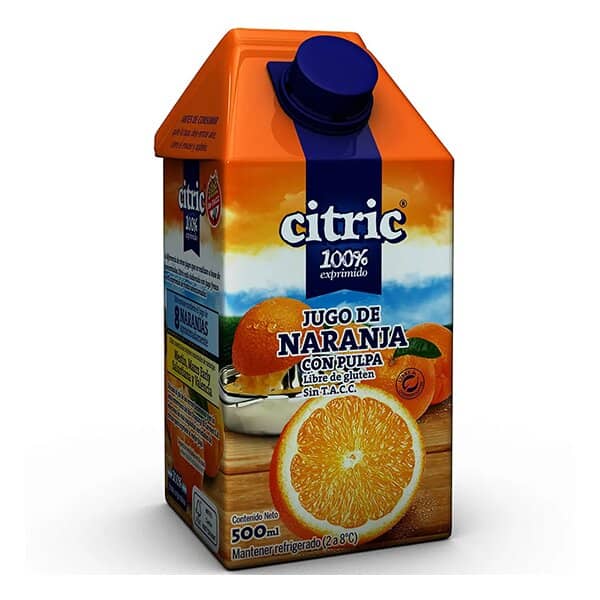 Citric Jugo De Naranja Con Pulpa 500ml