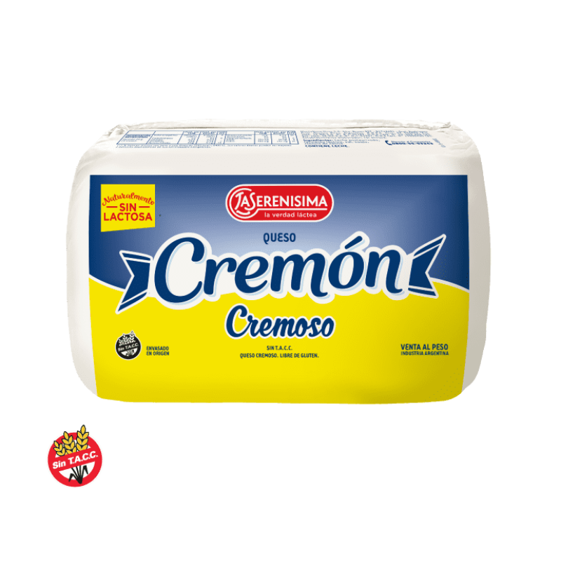 La Serenisima Queso Cremon Cremoso Sin Lactosa 280 gr La Serenisima Queso Cremon Cremoso Sin Lactosa 280 gr