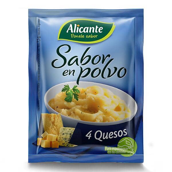 Alicante Sabor En Polvo 4 Quesos 7,5gr